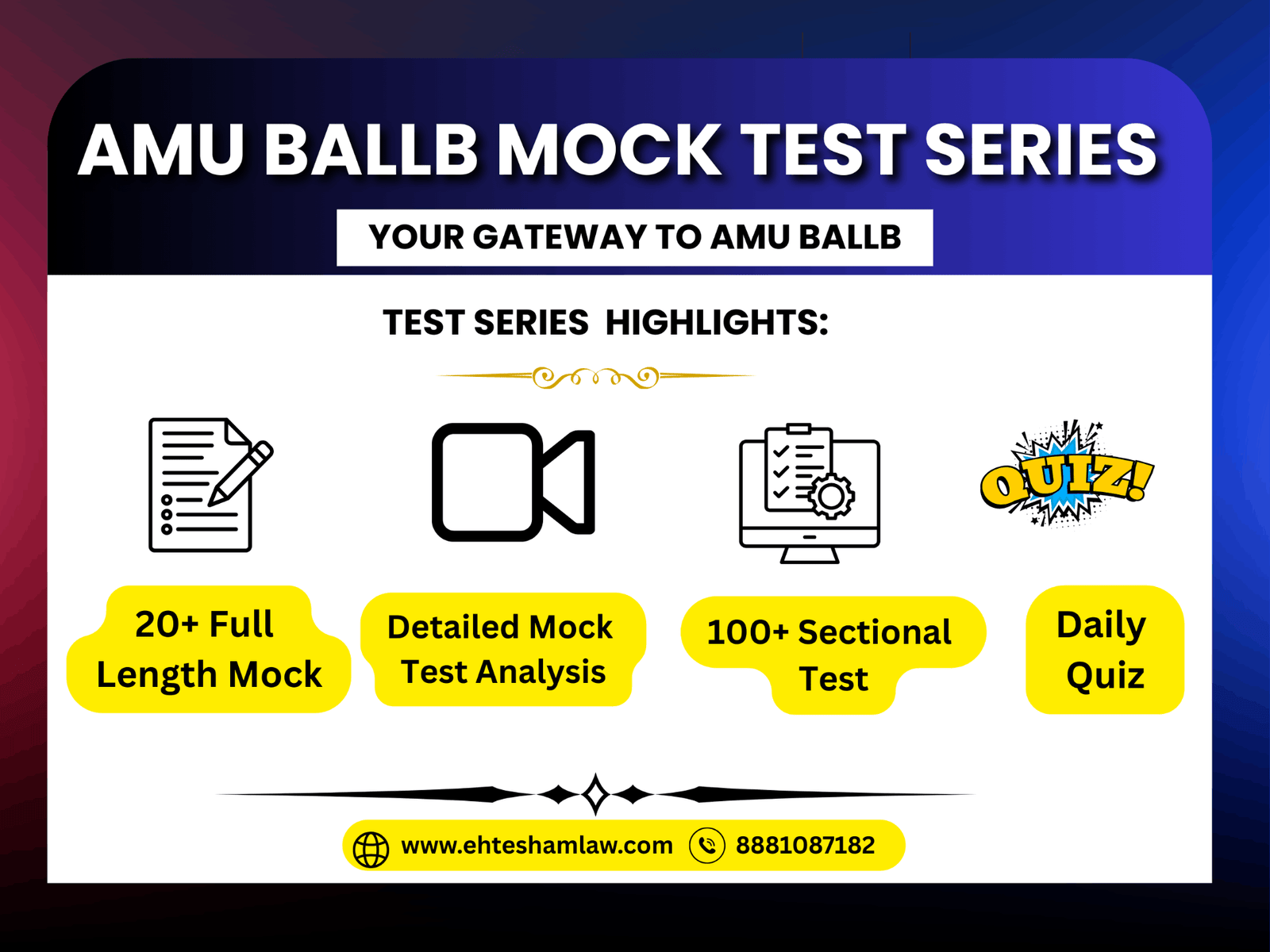 AMU Test Series