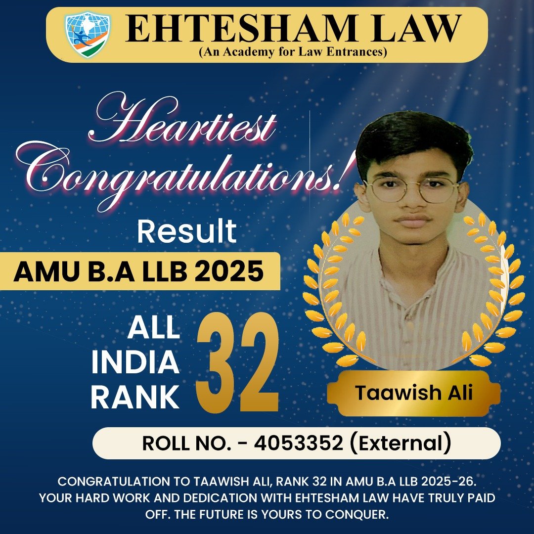 All india rank 05 in jamia millia islamia ballb of muslim regular